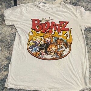 BRATZ White Graphic T-Shirt M
